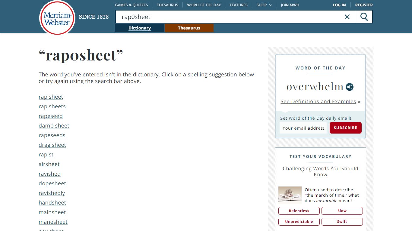 Rap sheet Definition & Meaning - Merriam-Webster